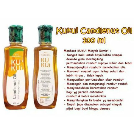 [Perlengkapanbayimurah] KUKUI Original Minyak Kemiri Asli Penyubur Rambut KUKUI OIL KEMIRI KUKUI