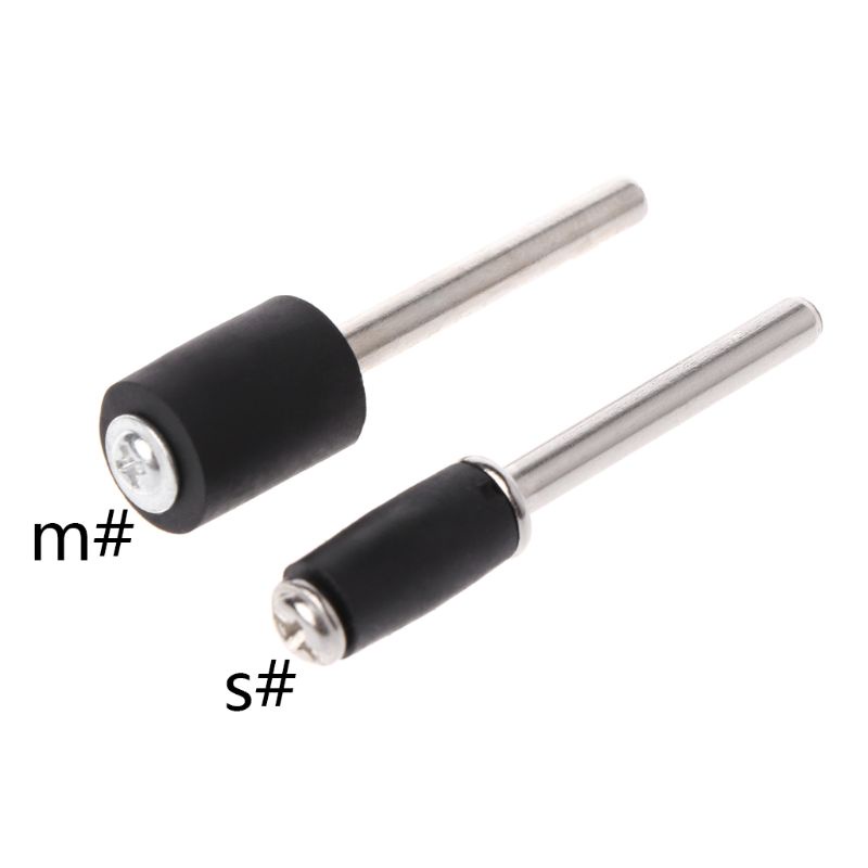 Gro Replacement Part for M.C 10Pcs Drum Rubber Mandrels 1 / 8 &quot;Shank for Sanding Sleev