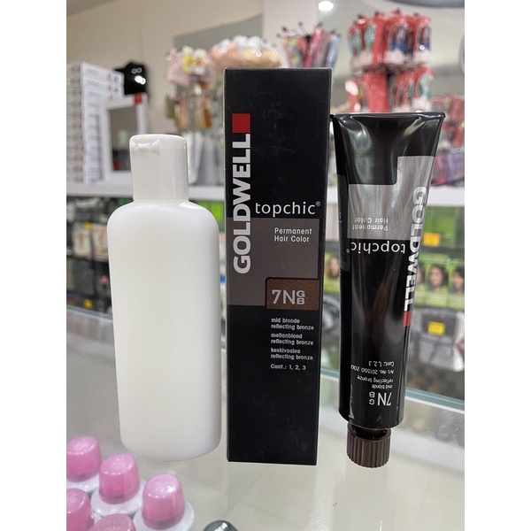 Goldwell Topchic Hair Color 60ml &amp; Oxydant 120ml Kode 7NGB