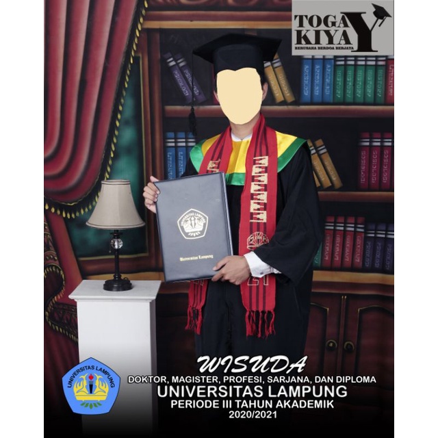 Set toga wisuda/toga wisuda sarjana/toga vokasi/toga diploma/jubah polos/toga custom/atribut wisuda 