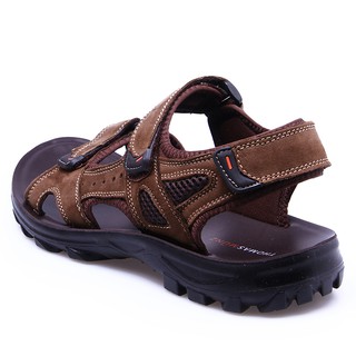  Sandal  Pria  Casual sandal  Gunung Kulit Asli Trendy Terkini  