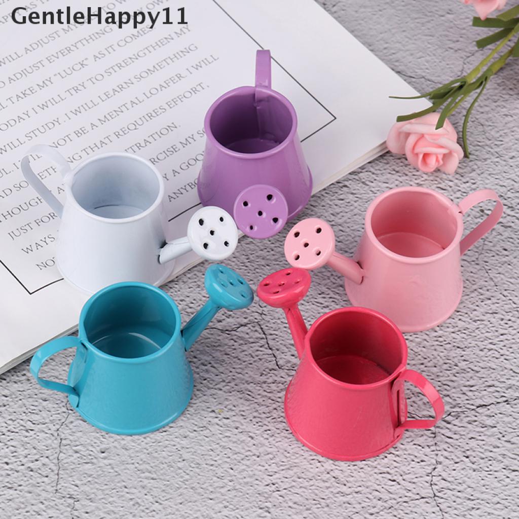 Gentlehappy 1Pc Miniatur Penyiram Tanaman Bahan Metal Skala 1 / 6 1 / 12 Untuk Dekorasi Rumah Boneka