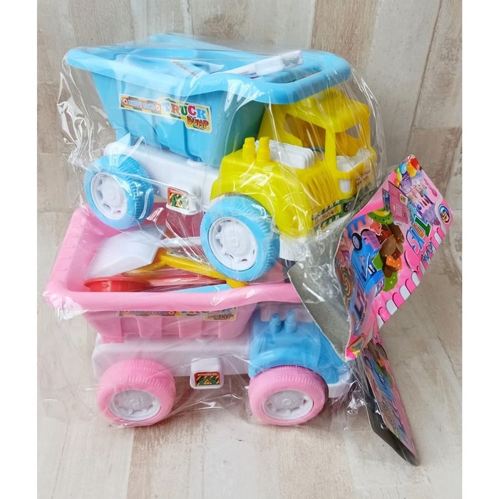 COD Mainan Mobil Truck LP2 ST - kado hadiah mainan anak laki-laki  Mobilan Truck Pasir Sekop / Truck Happy sand Murah