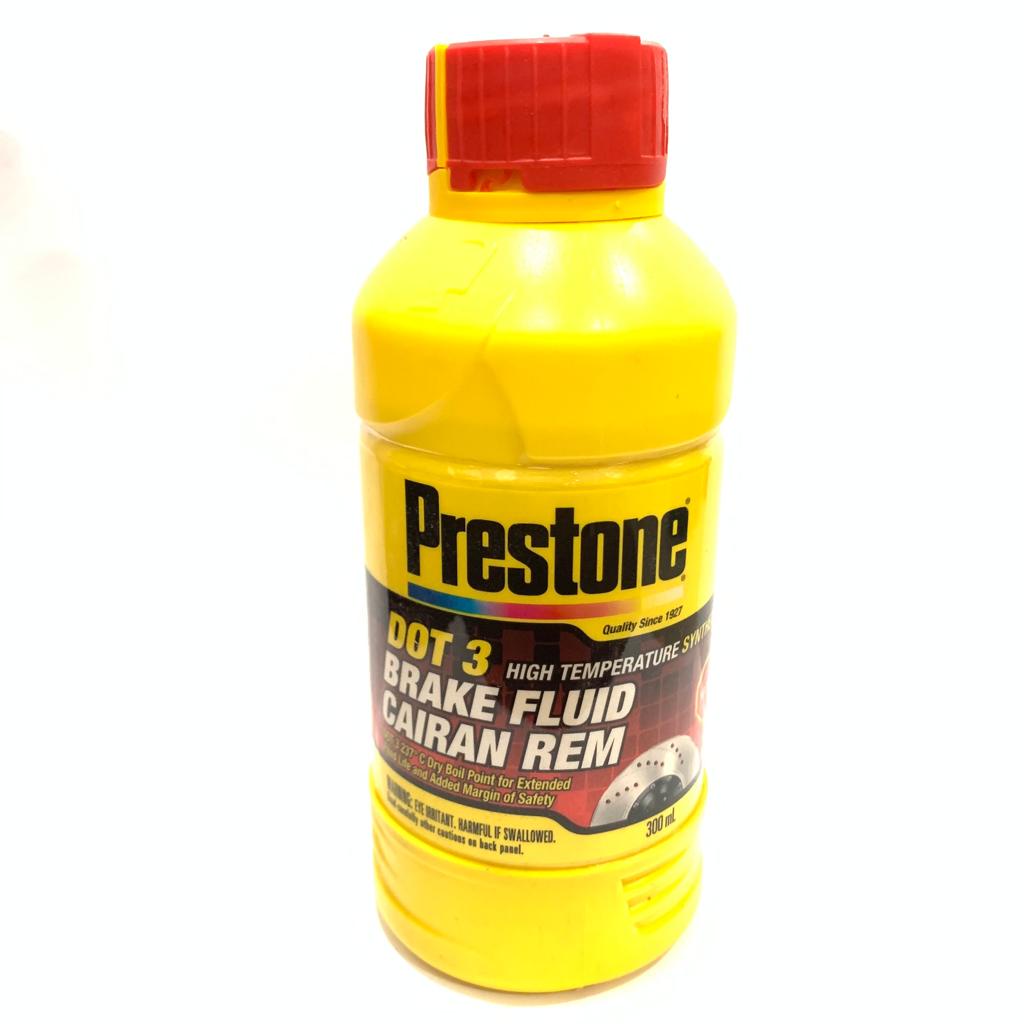 MINYAK REM PRESTONE BRAKE FLUID DOT 3 300ML TAHAN PANAS SYNTHETIC ASLI