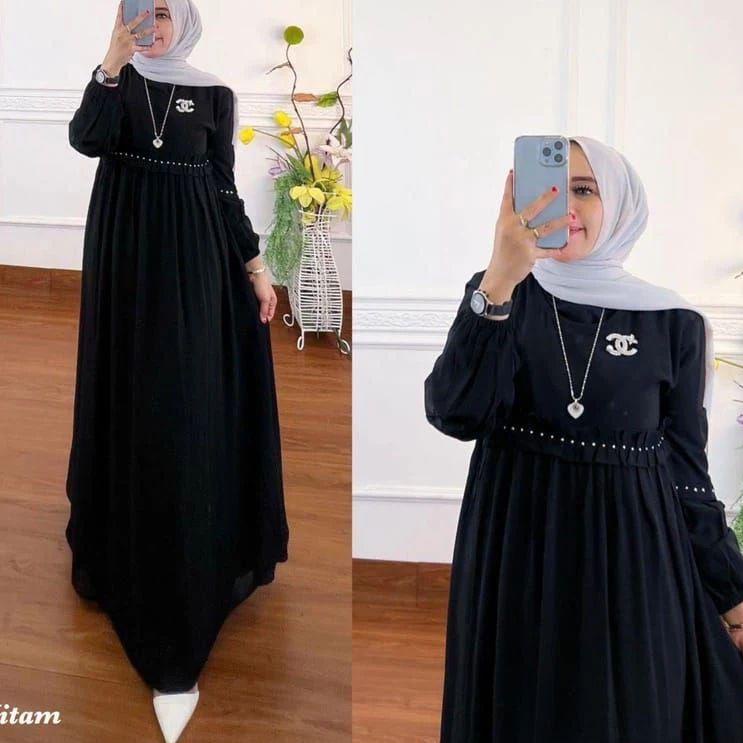 Modern.. Aurelia Dress Gamis Pesta Mewah Elegan Baju Gamis Dress Kondangan Gamis Jumbo Gamis Ibu-Ibu