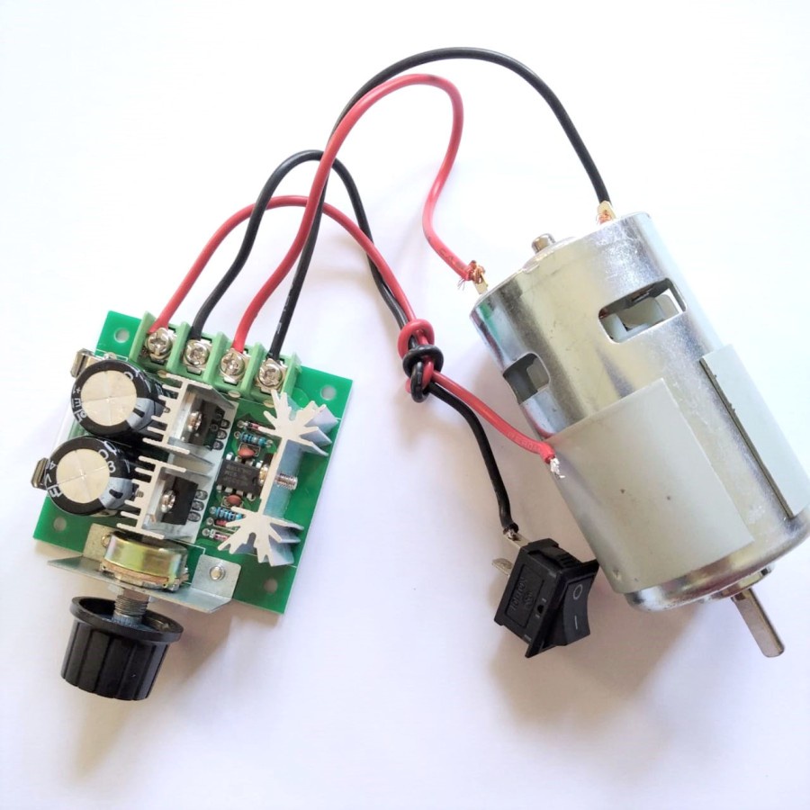 Paket Dinamo Motor 775 Plus Dimmer & Switch