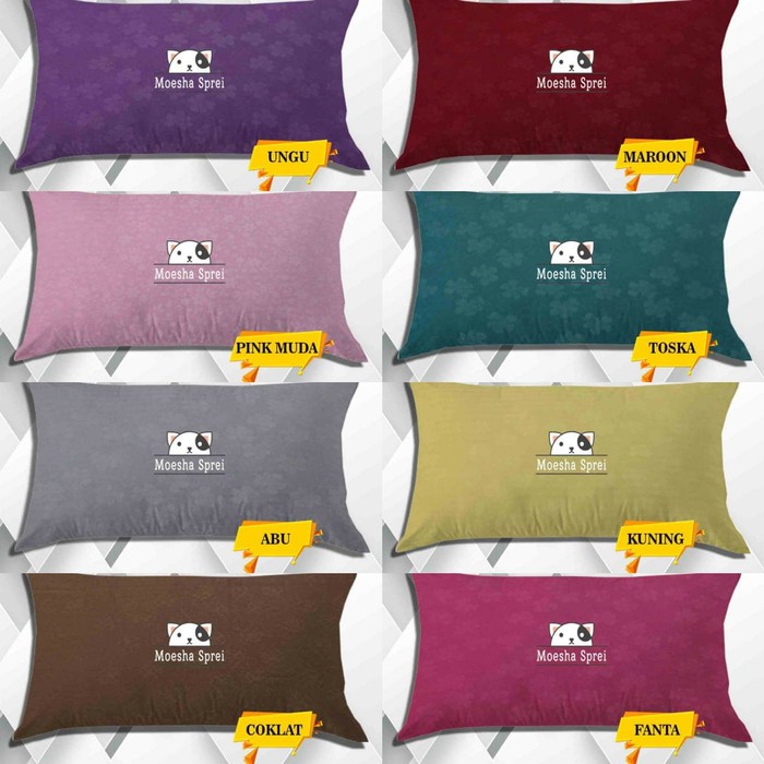 Solusi Sarung Bantal Cinta 50 X 100|panjang|ukuran|karakter|polos|besar|kecil Berkualitas