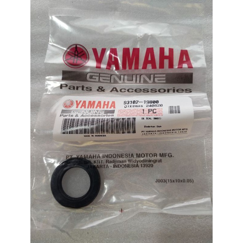 Oil seal/oli sil kruk as sebelah kanan original Yamaha untuk motor Mio/Xeon/MioJ. 93102-19800