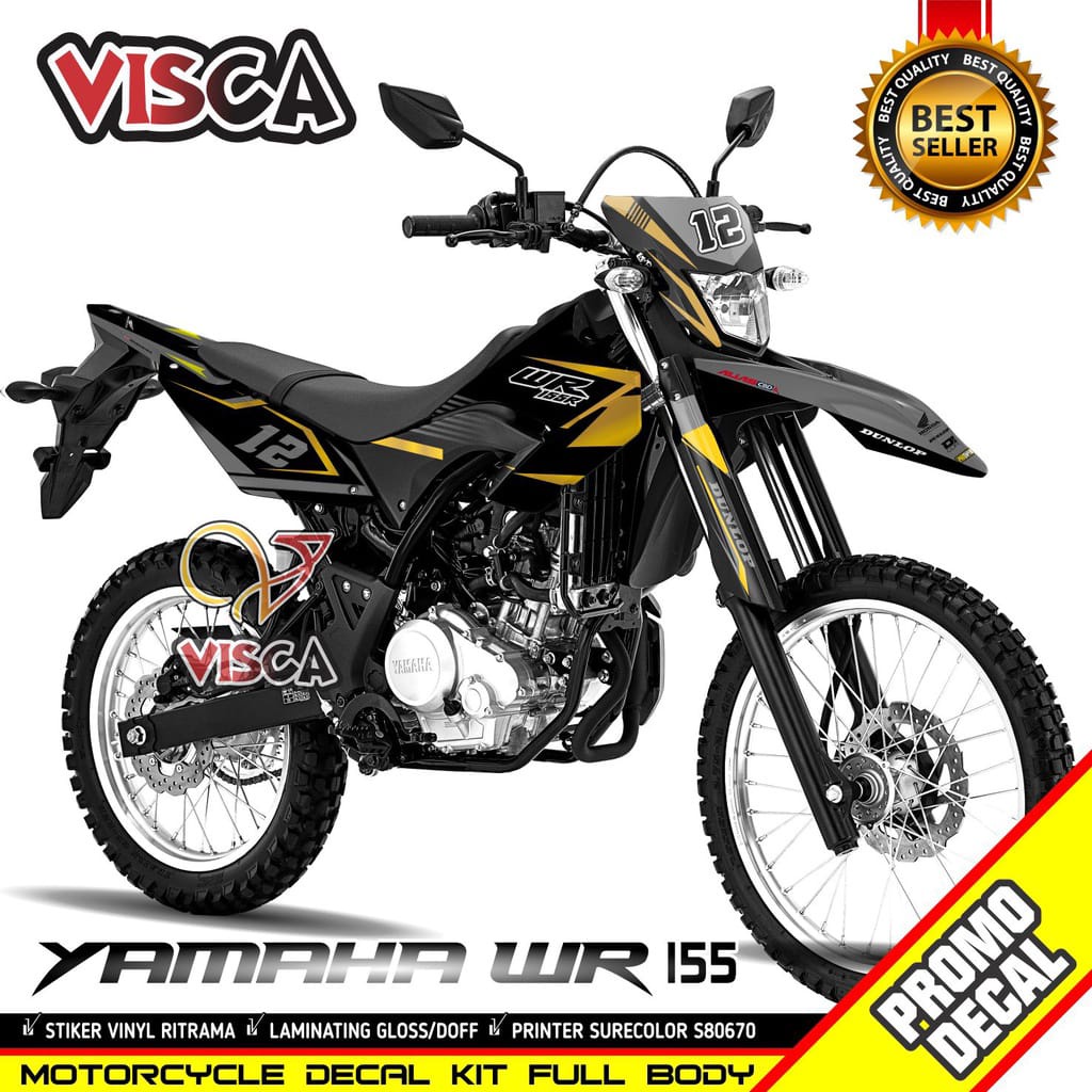 Decal Yamaha WR 155 Stiker Motor Wr 155 Striping Yamaha WR 155 MD 21-01