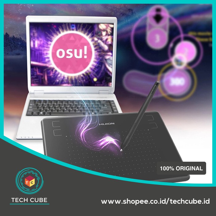 Huion H430P Graphic Drawing Tablet Design Signature OSU! Tablet Gambar Design Alternatif H420 H430-6