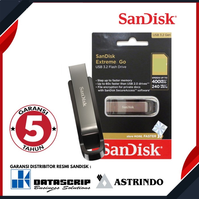 Flashdis SanDisk Extreme Go USB 3.2 CZ810 128GB