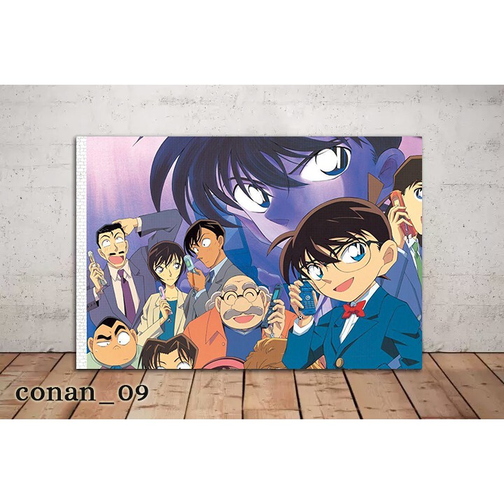 Poster Kayu Detective Conan/Hiasan Dinding Kayu mdf 6mm/Dekorasi Dinding/Dekorasi Kamar/Poster Conan