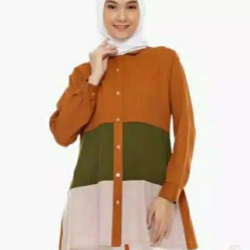 TUNIK MUSLIMAH PELANGI CANTIK /TUNIK CANDI