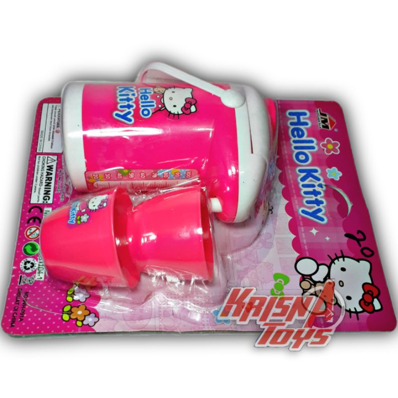 MAINAN ANAK TERMOS DISPENSER HELLO KITTY/TERMOS MAINAN/KITCHEN SET