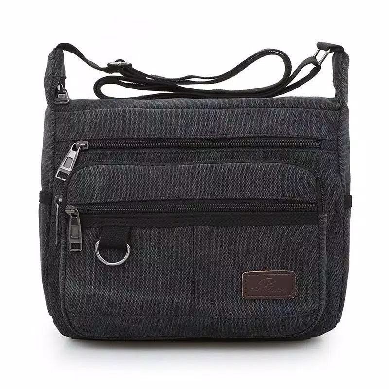 tas slempang pria,Bahan Canvas(levis)
