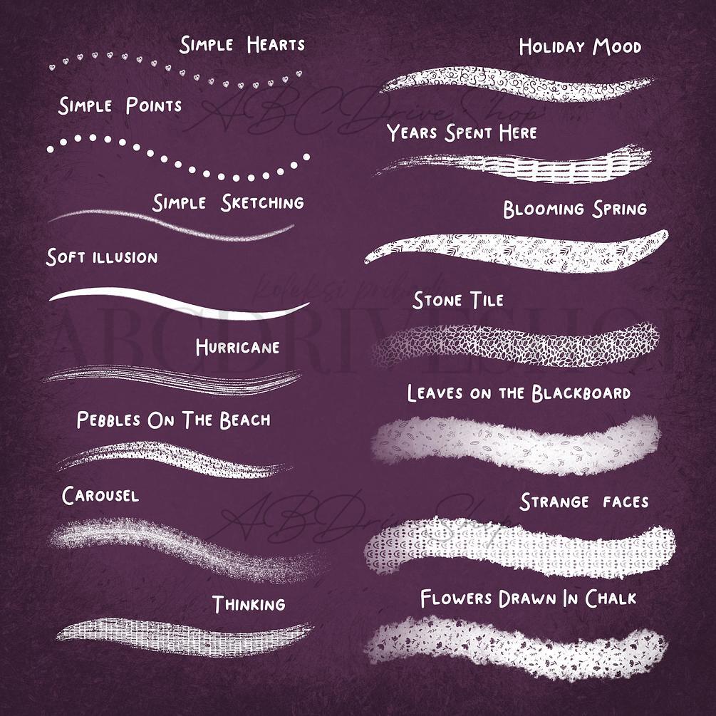 Procreate Brush - Wonderful Patterns Brushes for Procreate