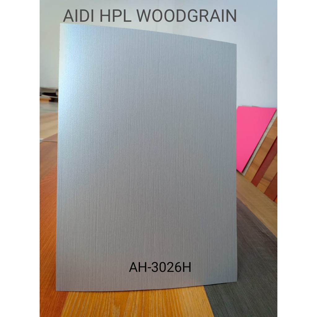 AH 3026H SILVER CHARM HPL URAT KAYU HPL WOODGRAIN HPL AIDI 3026 H AIDI HPL