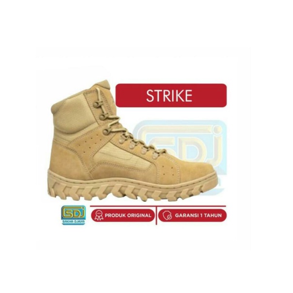 SEPATU TACTICAL BOOTS LAARZ STRIKE - BEIGE