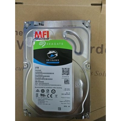 Seagate SkyHawk 2TB Harddisk CCTV – Garansi Resmi MFI 3 Tahun – HDD Surveillance