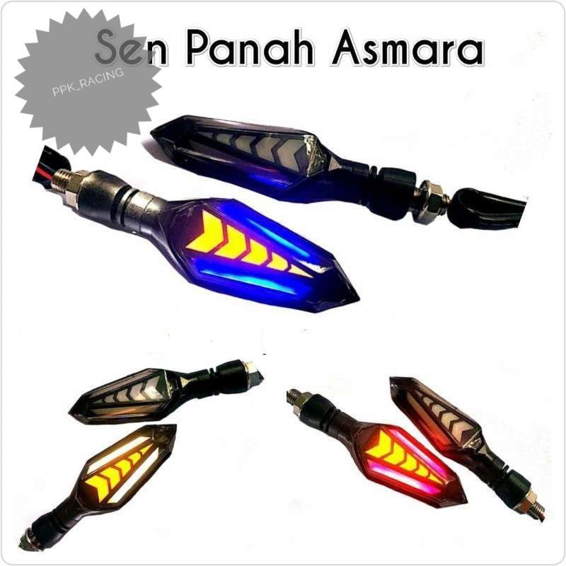 Lampu Sen Sein Panah Asmara LED Running 2 sisi universal