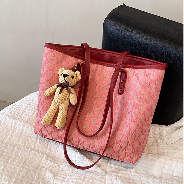 (2Pc Bisa 1Kg)GTBI998874299  New arrival  !!! Tas Tote  Tas Wanita Import Premium + Boneka