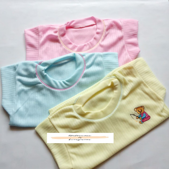 3 Pcs Oblong Bayi Conoco - Baju Bayi Murah Berkualitas Mix 3 Warna