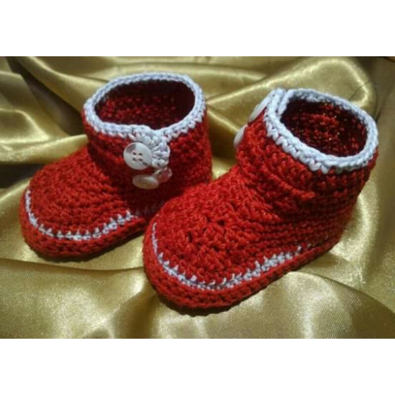 Sepatu bayi rajut / sepatu bayi / sepatu rajut / sepatu prewalker baby / sepatu bayi cowok cewek
