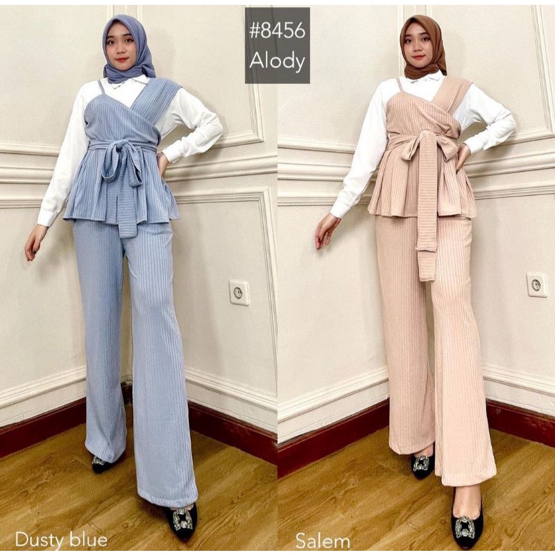 READY  ALODY SET ROMPI ORI BY. MISS KAMI HIJAB