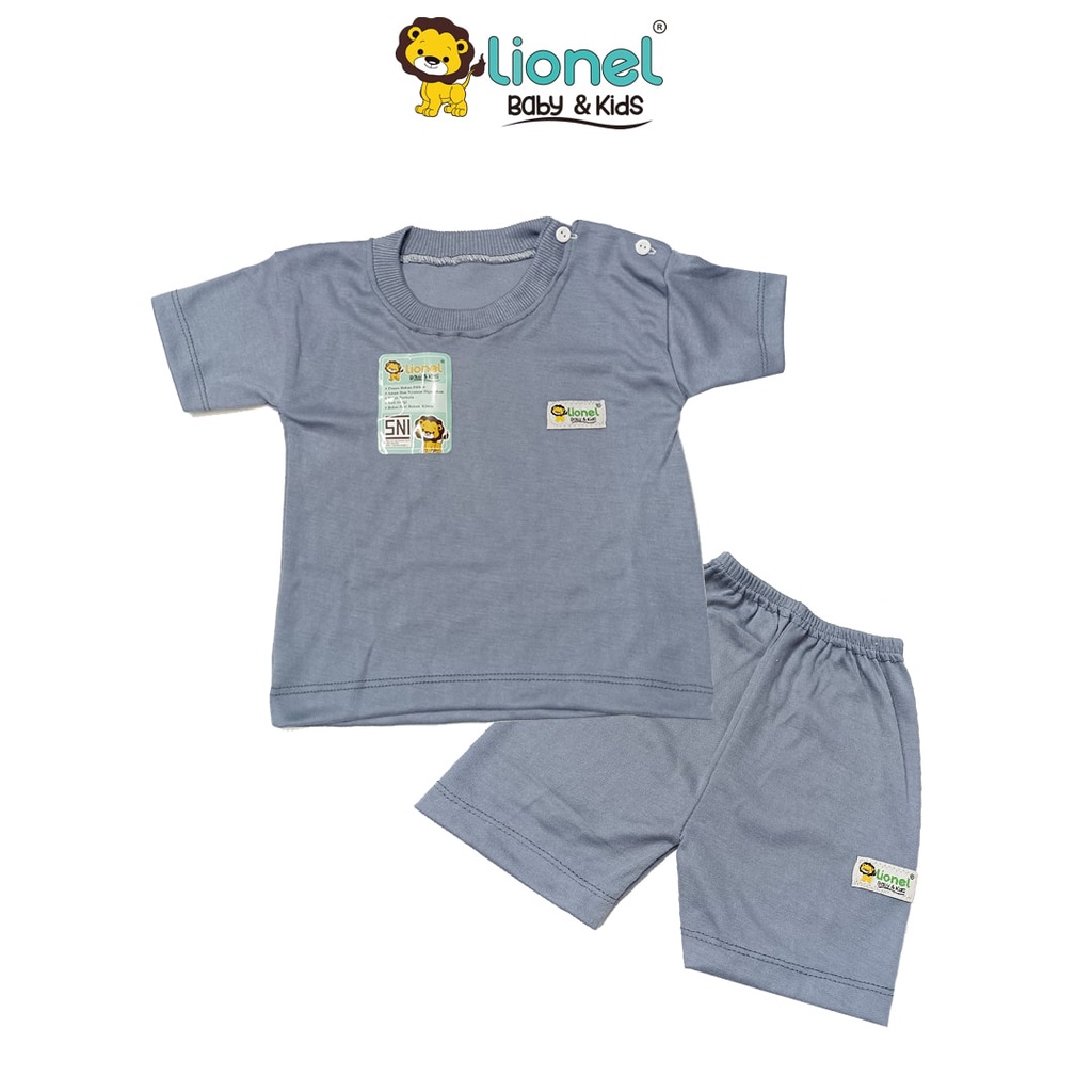 BAJU CELANA SET LIONEL LENGAN PENDEK KANCING BAHU