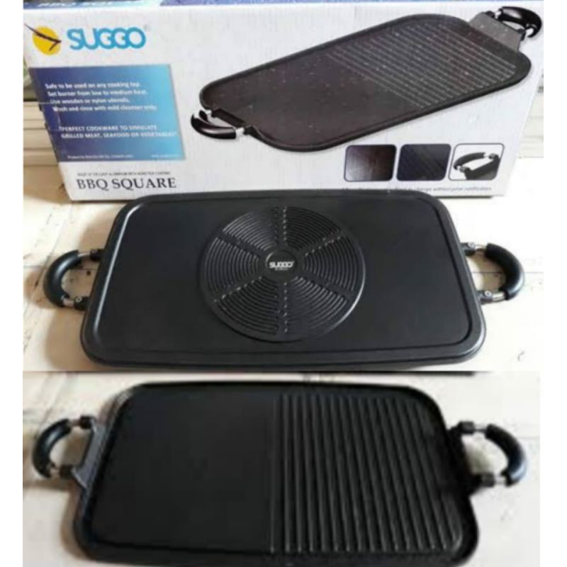 MULTI GRILL PAN Alat Panggangan Daging Dan Sate BBQ SQUARE SUGGO SG-BBQ02SQ