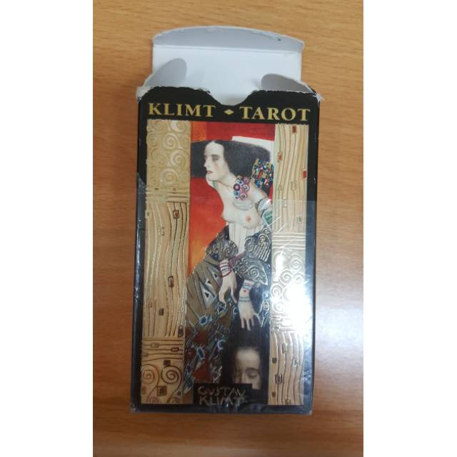 USED Golden Tarot of Klimt (Lo Scarabeo Decks) Spanish English edition