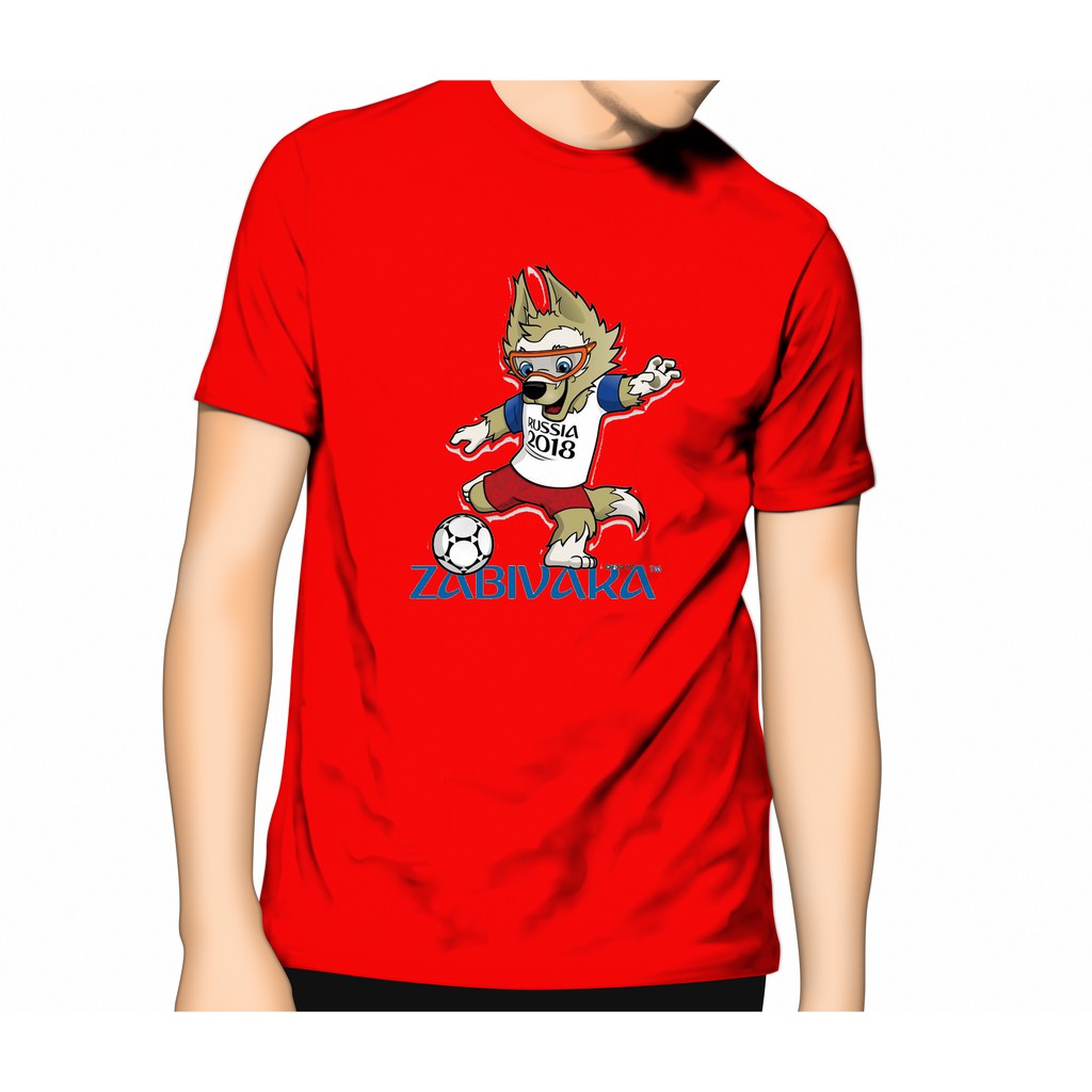 Kaos Spesial World Cup Maskot Zabivaka