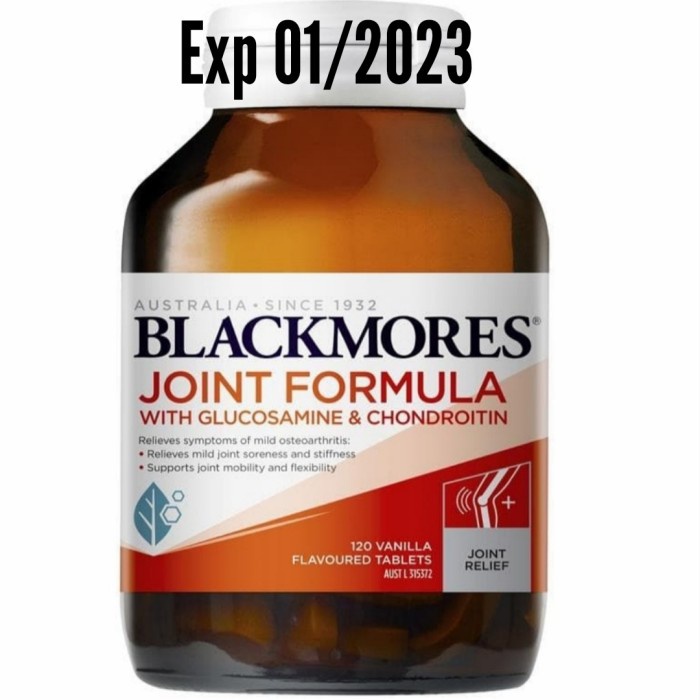 {ekstrastore} Blackmores Joint Formula With Glucosamine  Chondroitin 120 Tablet Murah