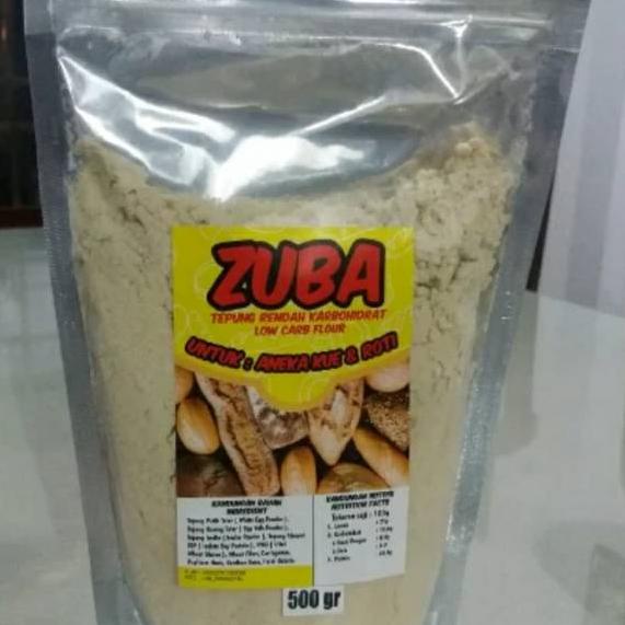 

【HARGA SAMA】 ZUBA CAKE Tepung Untuk Cake Rendah Karbo 500 gr