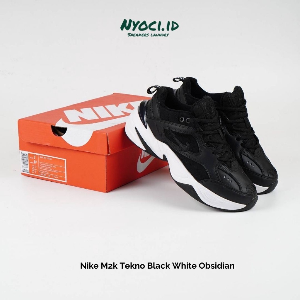 Nike M2k Tekno Black White Obsidian