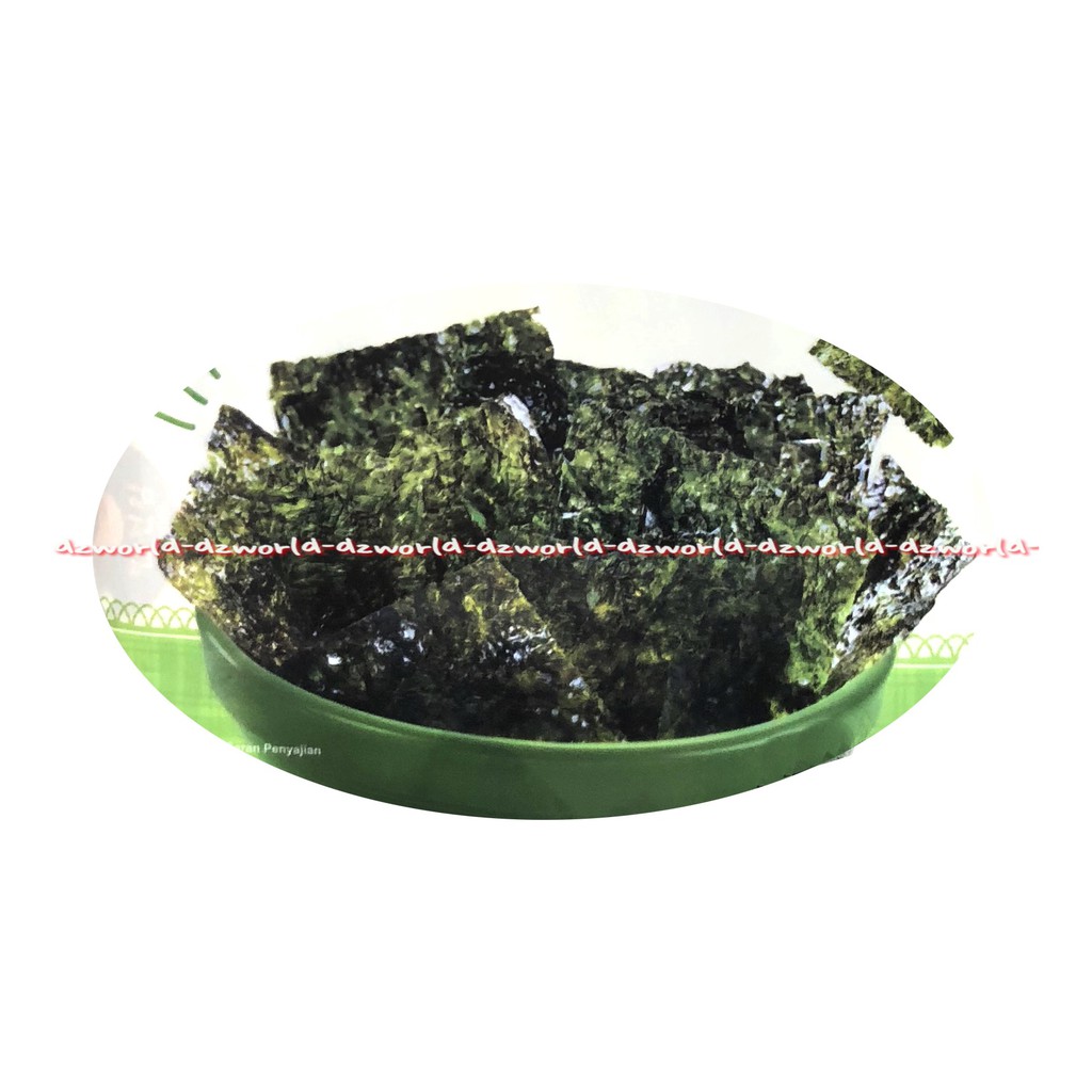 Laverland Crunch Wasabi 40.5gr Rumput Laut Korea rasa Wasabi