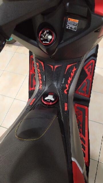 Paket Cover Tutup Tangki + Cover Tutup Kontak Nmax Full Cnc Premium