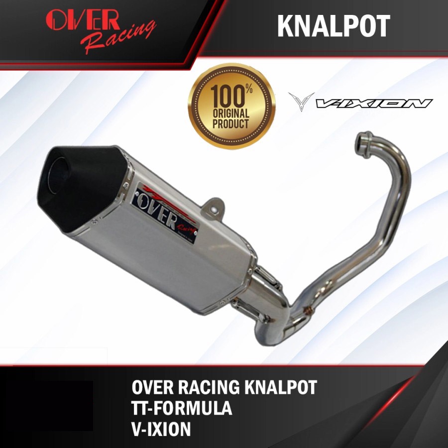 KNALPOT OVER RACING TT FORMULA VIXION