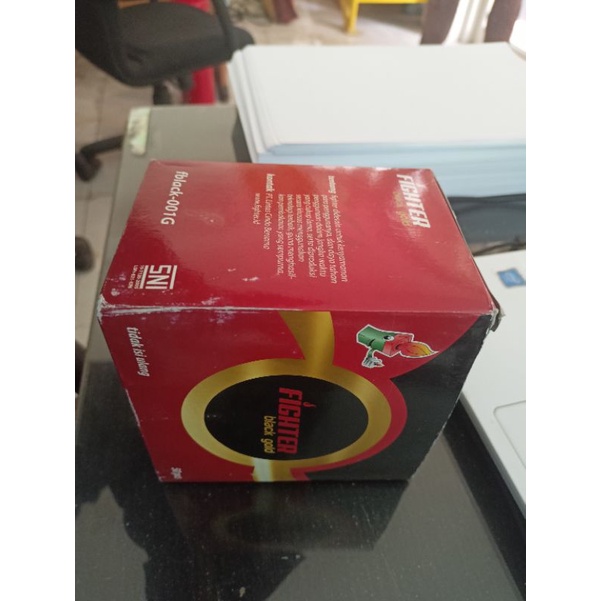 korek kualitas export awet aman desain lelaki warna hitam gold grosir korek api jress sudah ada isi langsung pakai api jingga merah merek fighter black gold design desain hitam emas