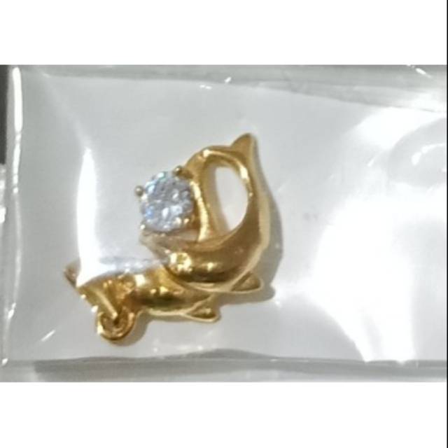 Liontin Titanium Emas Anti Karat Anti Luntur 100% Titanium Asli Titanium Stainlis Titanium Emas