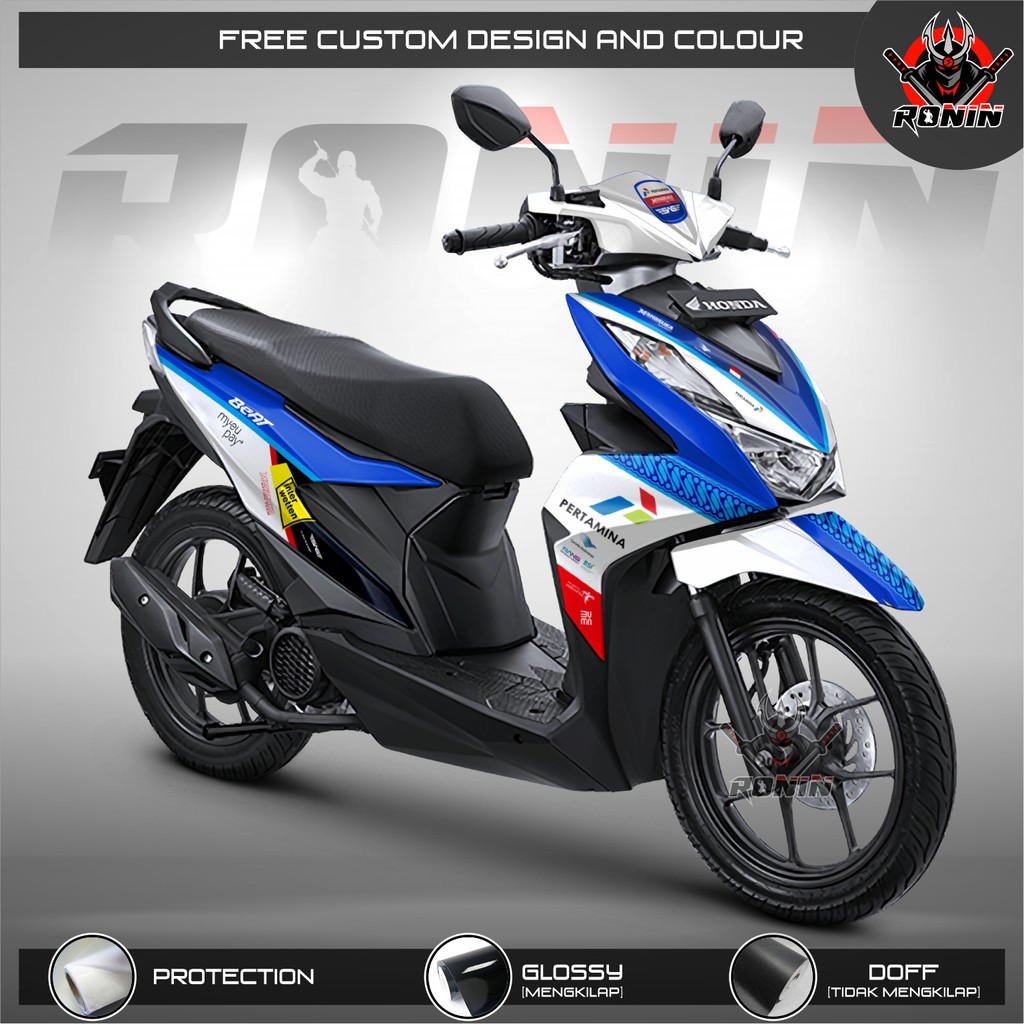 Sticker Decal Full Body All New Beat 2020 Motif Mandalika