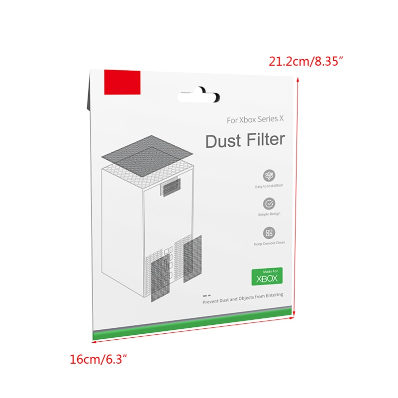 Btsg Untuk XboxSeries X Tuan Rumah Gaming Jaring Tahan Debu Pelindung Kotoran Filter Debu