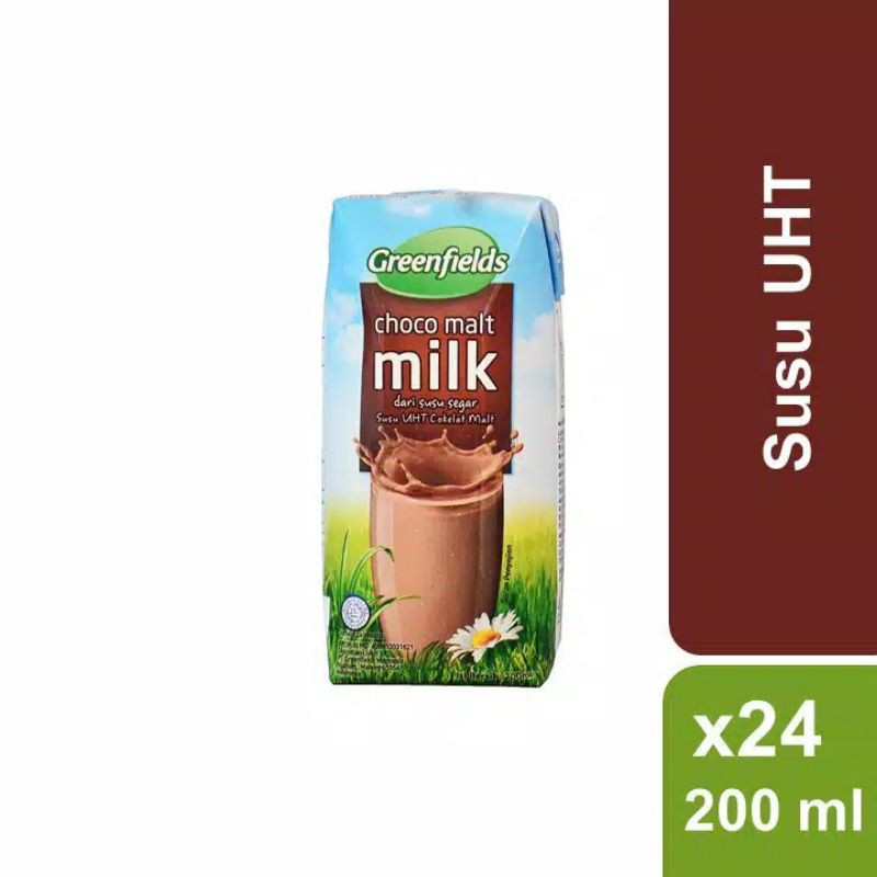 

GREENFIELDS UHT CHOCO MALT 200ML