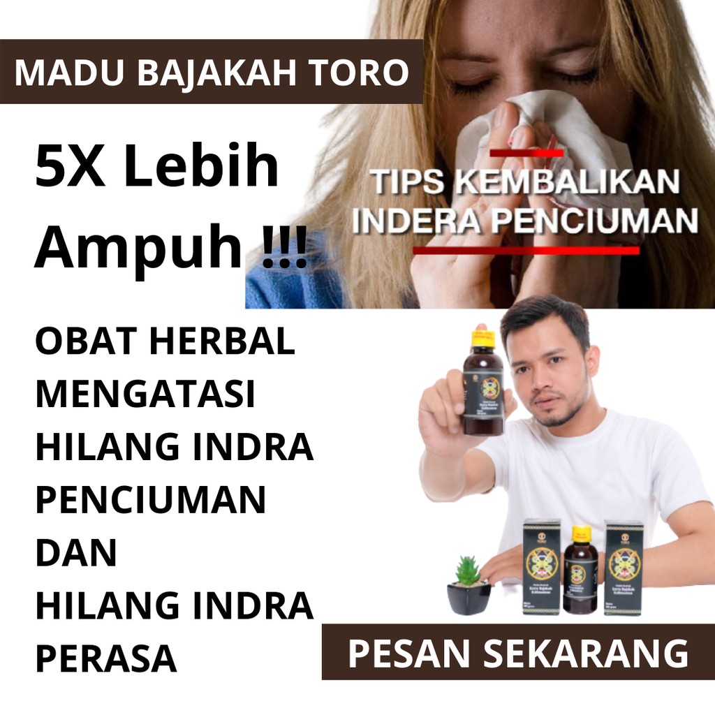 Obat Anosmia - Kehilangan Indra Penciuman - Kelainan Indra Penciuman - Alergi Hidung Akut BPOM HALAL