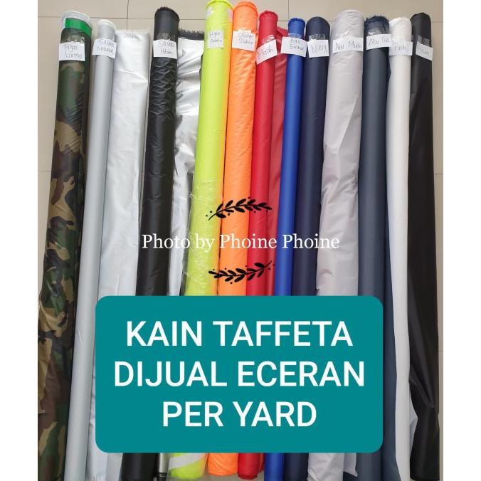 DISKON HARGA Termurah Kain Parasut Taffeta Import Waterproof Rajutan 210T AP045