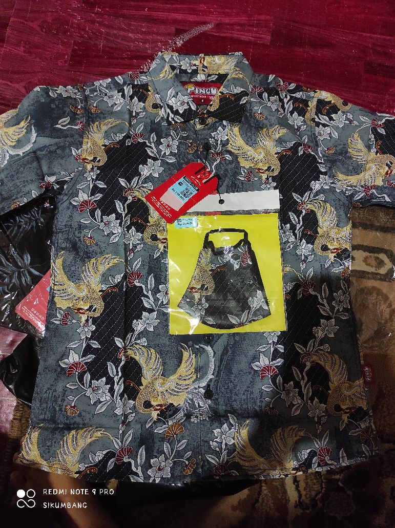 Pingu 93100215 Mi - Kemeja Batik Anak Laki-laki
