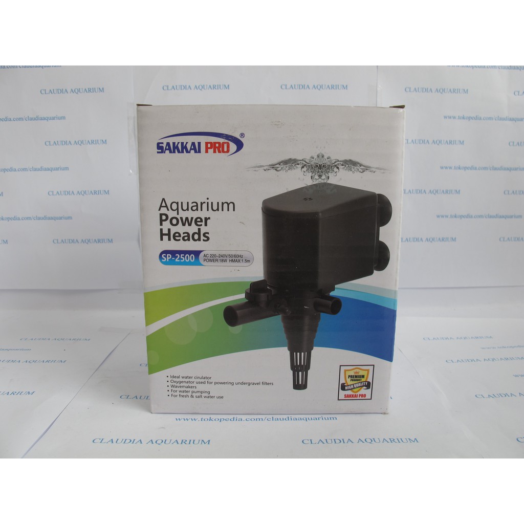 Mesin Pompa Aquarium / Kolam / Hidroponik Power Head SAKKAI PRO SP-2500