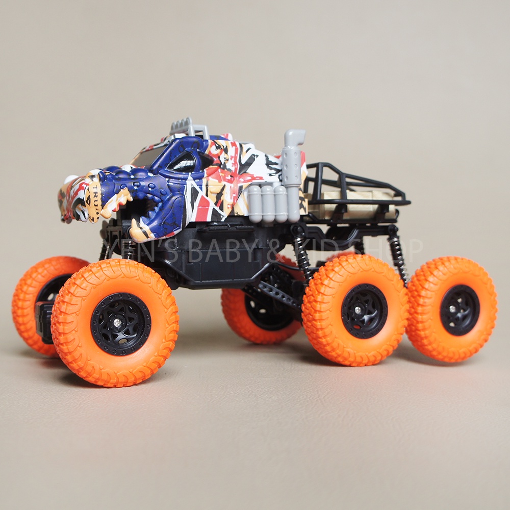 Mobil Beast Remote Control Crawler 6 Roda Cas 6x4 - Mainan RC Car