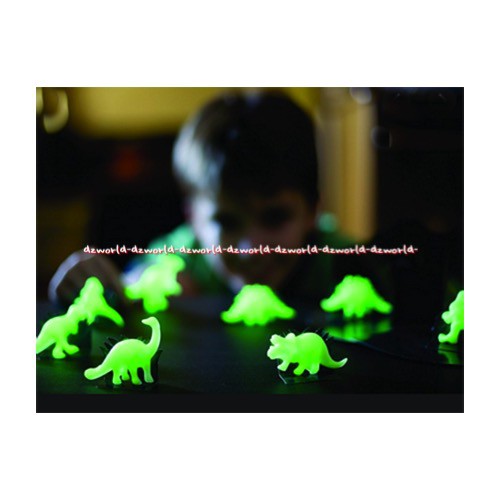 Glow In The Dark 3D Dinosaurus 4M Hiasan Dino Bercahaya Saat Gelap