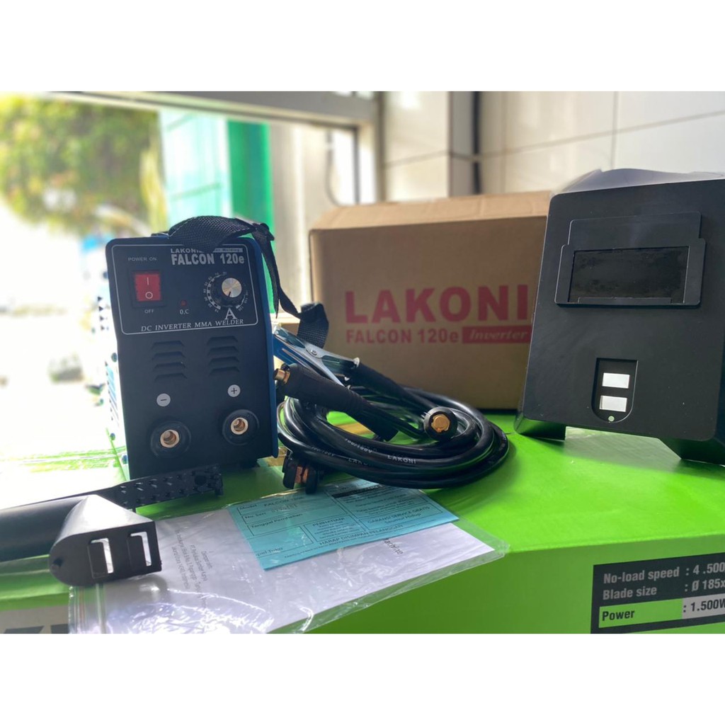 Lakoni Mesin Travo Las Listrik 120A - Trafo Welding Inverter Lakoni Falcon 900 Watt 120e Lakoni 900w